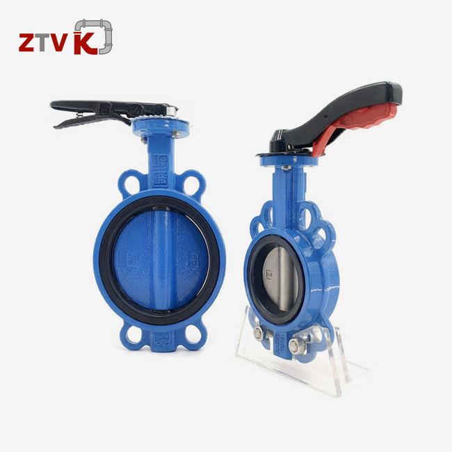 cast iron wafer type butterfly valve